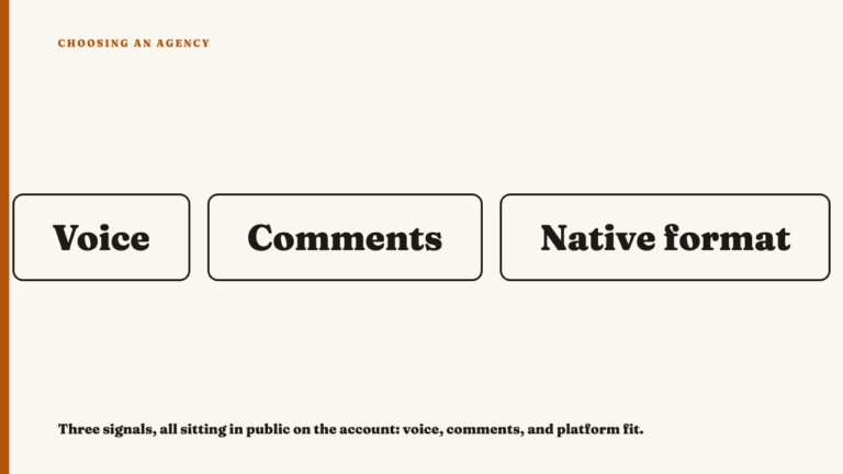 What Actually Separates Good Social Media Work from Average