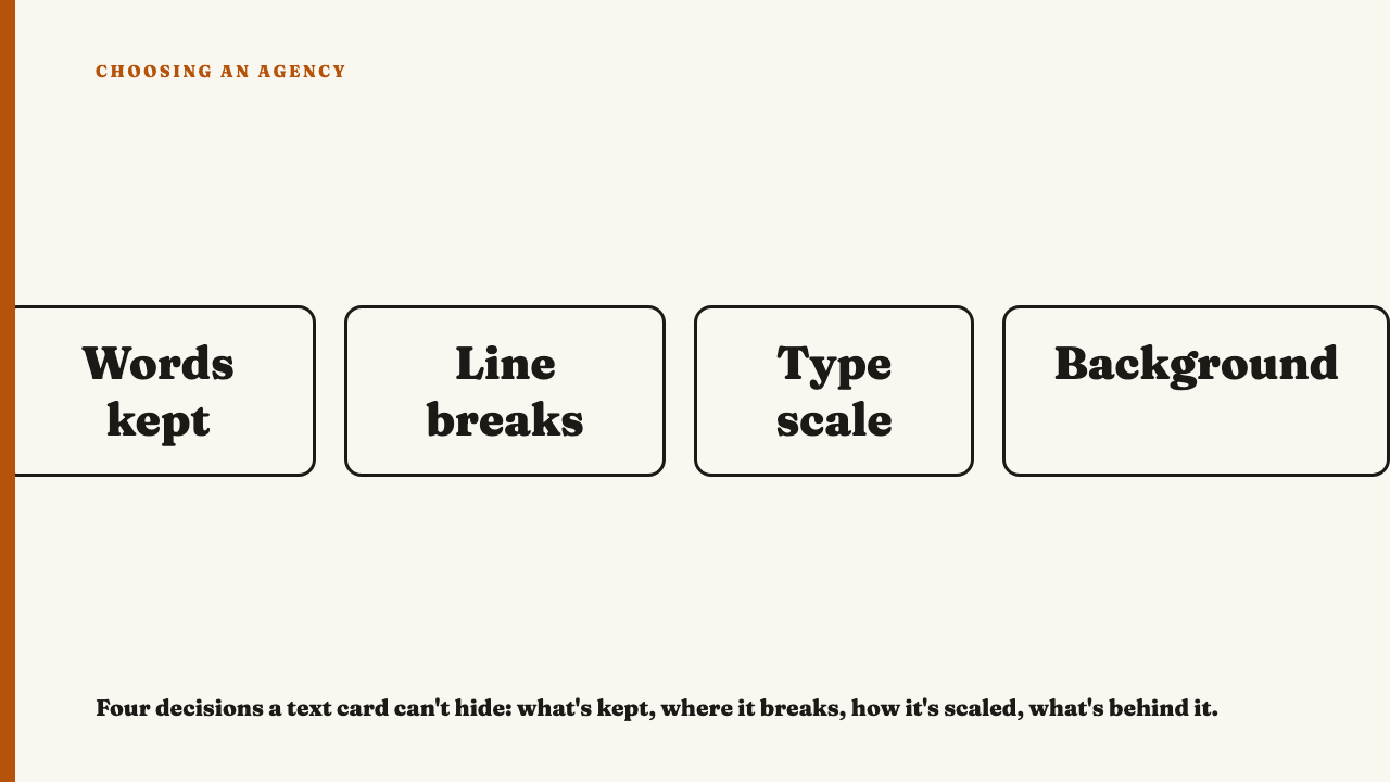 What separates a considered quote card from a lazy one