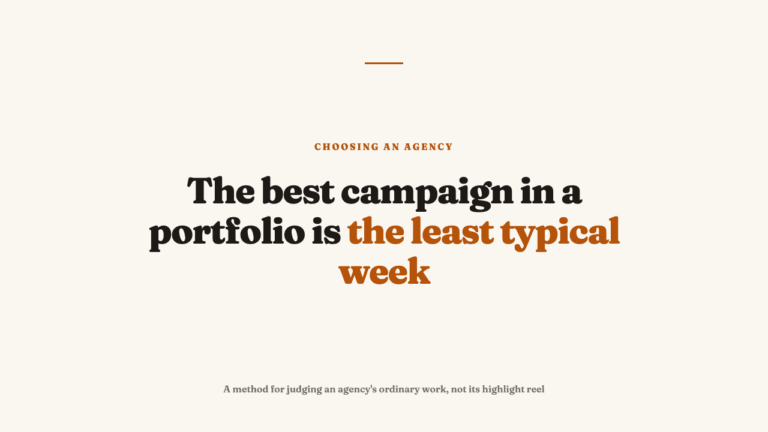 Why One Excellent Campaign Tells You Almost Nothing